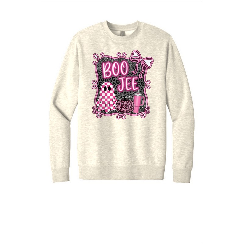 B-001 Boo-Jee Neon Frame — dt6104-crewneck natural