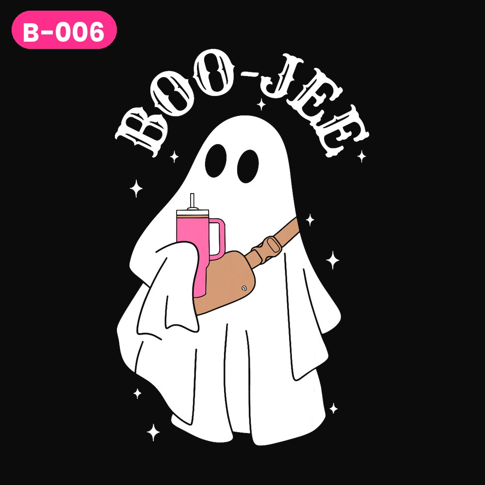 B-006 · Boo-Jee Crossbody — on dark shirts