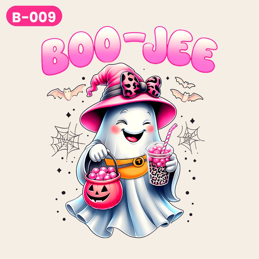 B-009 · Boo-Jee Boba — on light shirts