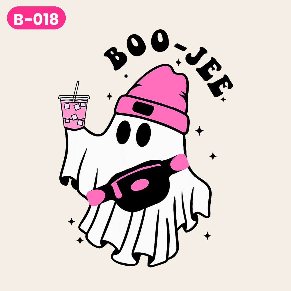 B-018 · Boo-Jee Beanie — on light shirts