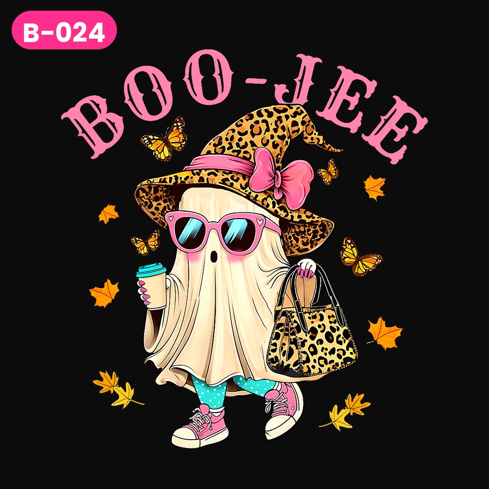 B-024 · Boo-Jee Butterflies — on dark shirts
