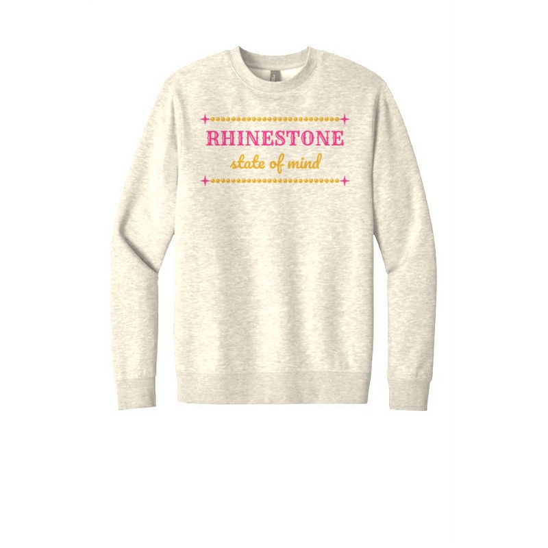 D-002 Rhinestone State of Mind — dt6104-crewneck natural