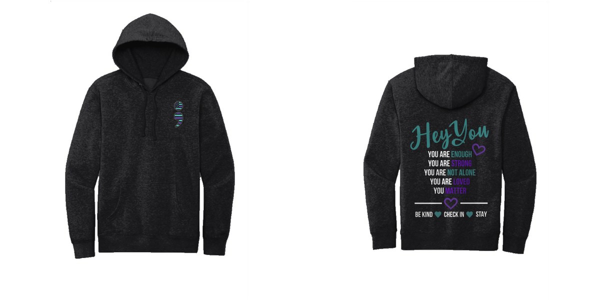 S-001 Hey You — dt6100-hoodie black