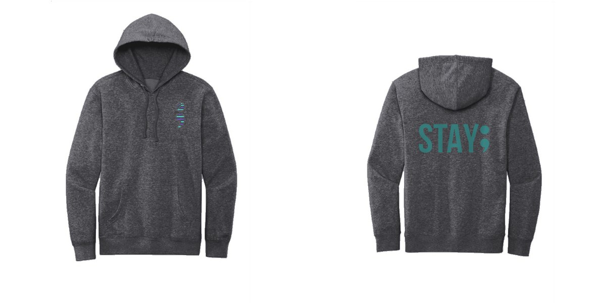 S-002 STAY; — dt6100-hoodie charcoal