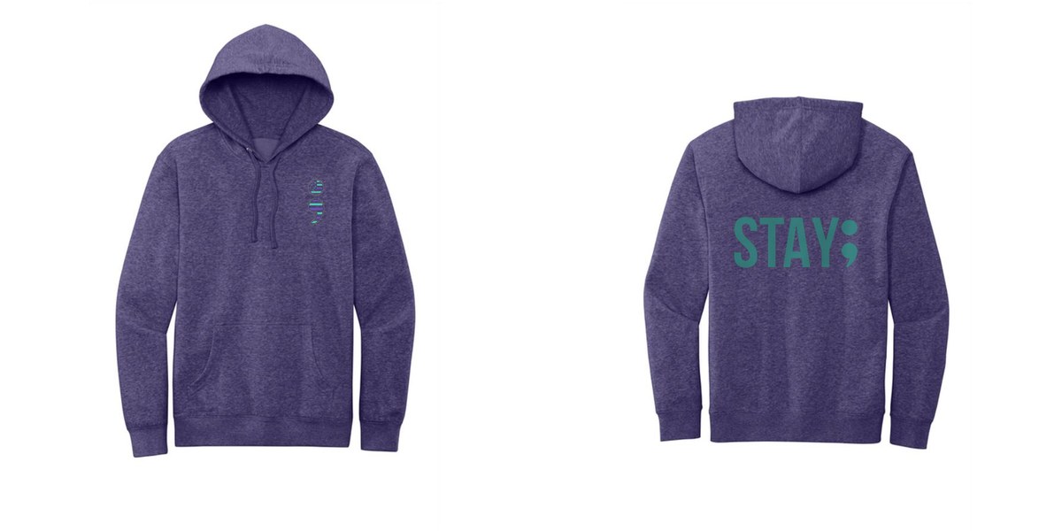 S-002 STAY; — dt6100-hoodie heatheredpurple