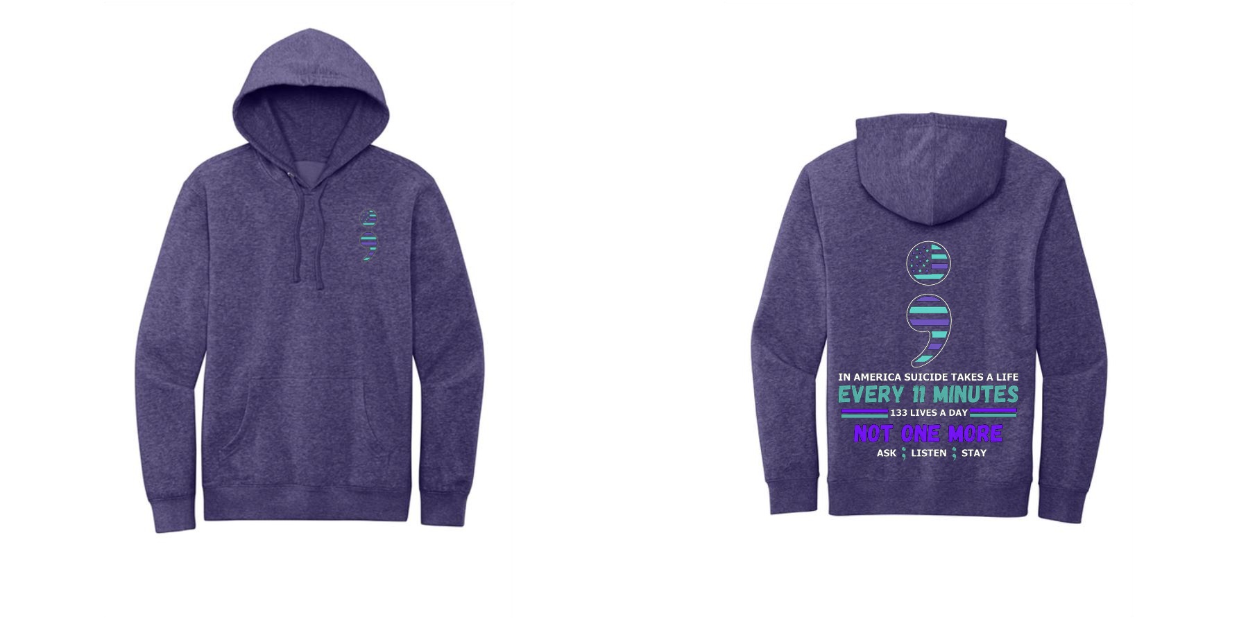 S-003 Every 11 Minutes — dt6100-hoodie heatheredpurple