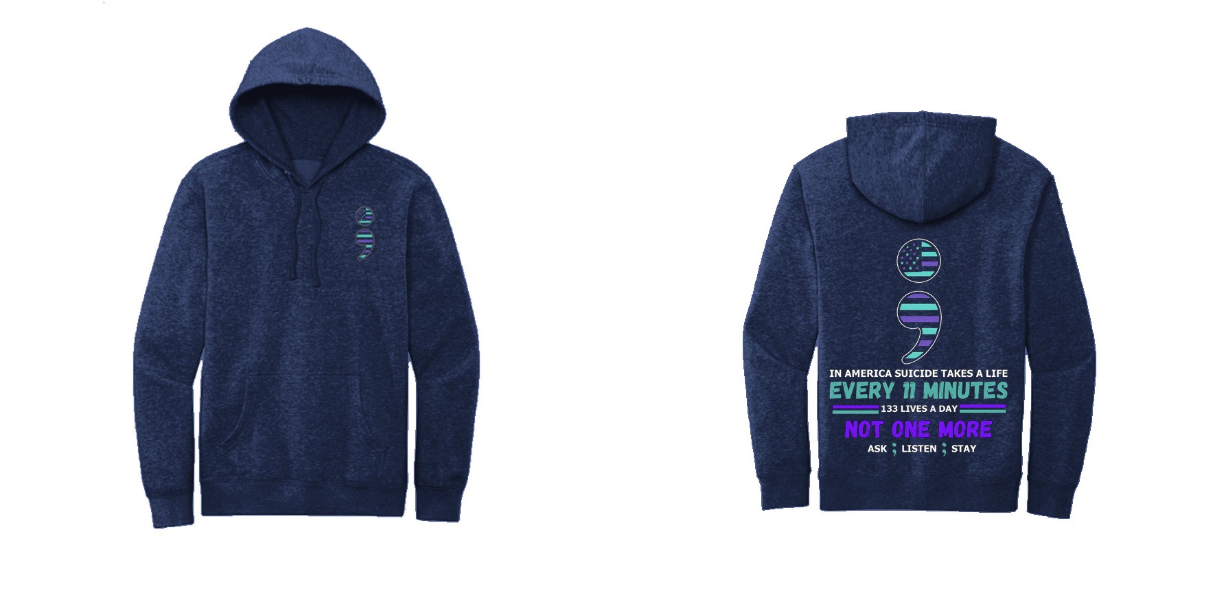 S-003 Every 11 Minutes — dt6100-hoodie newnavy